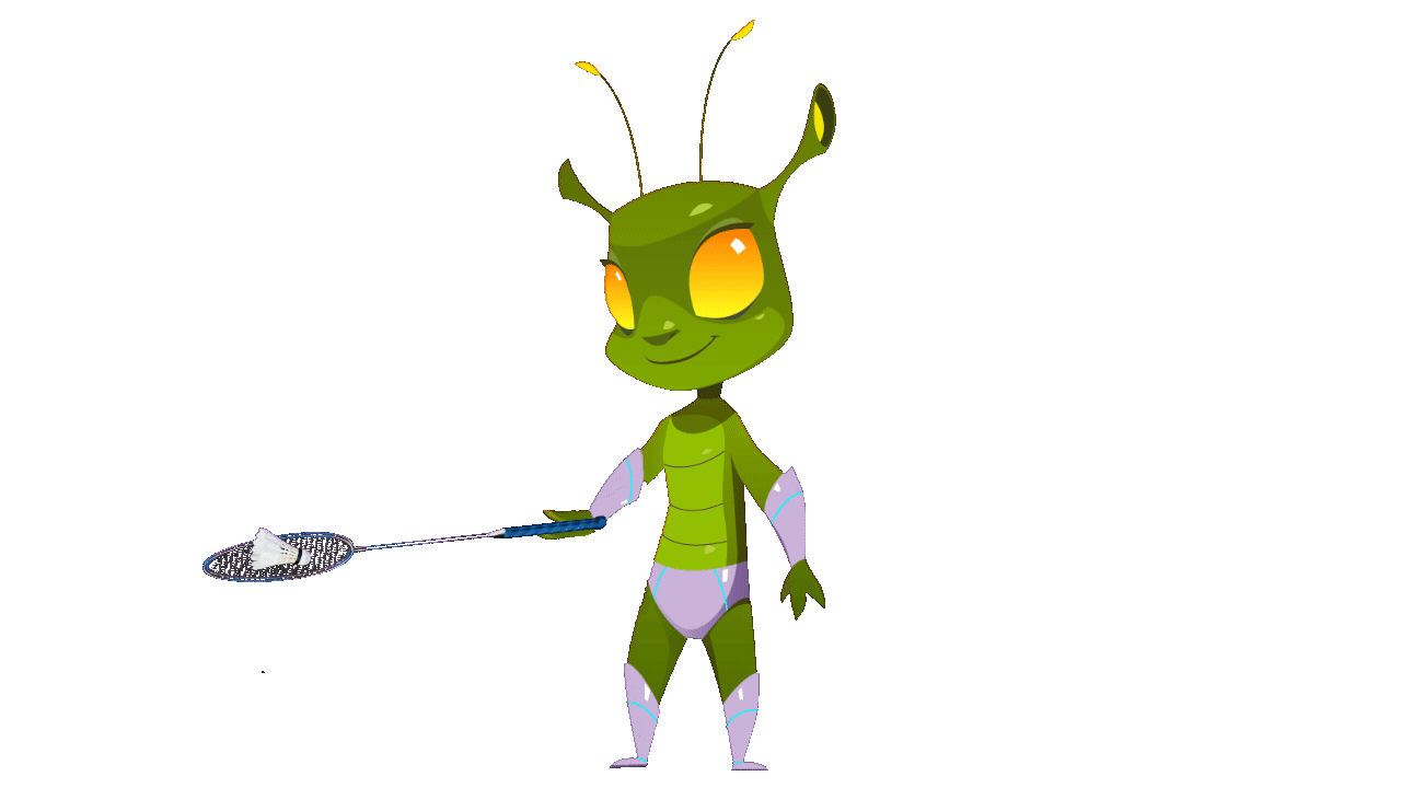 Badminton forehand grip